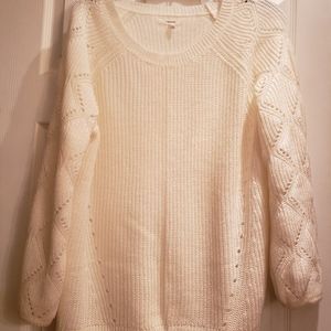 Maurices large ivory sweater